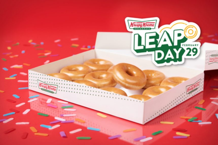 Leap Year Celebrations Krispy Kreme Delivers a Delicious Offer on