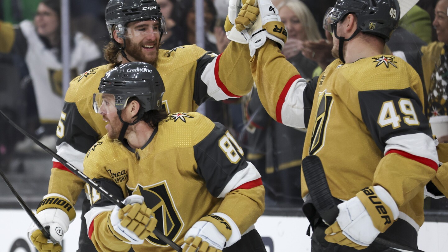 Golden Knights Triumph Over Red Wings with Marchessault’s Stellar Performance