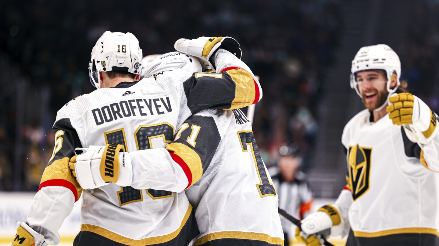Golden Knights Edge Out Kraken 5-4 with Marchessault and Eichel on the Score Sheet
