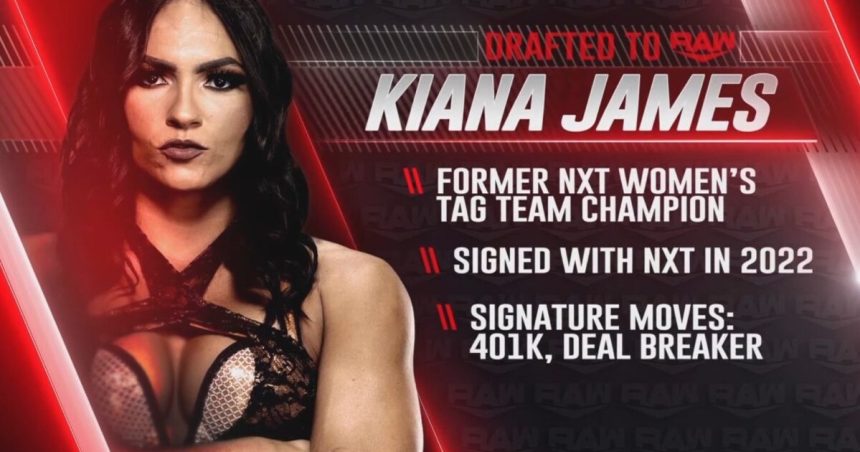 WWE Draft Kiana James 1