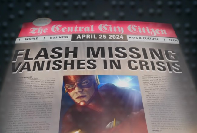 flash vanish crisis april 25 2024