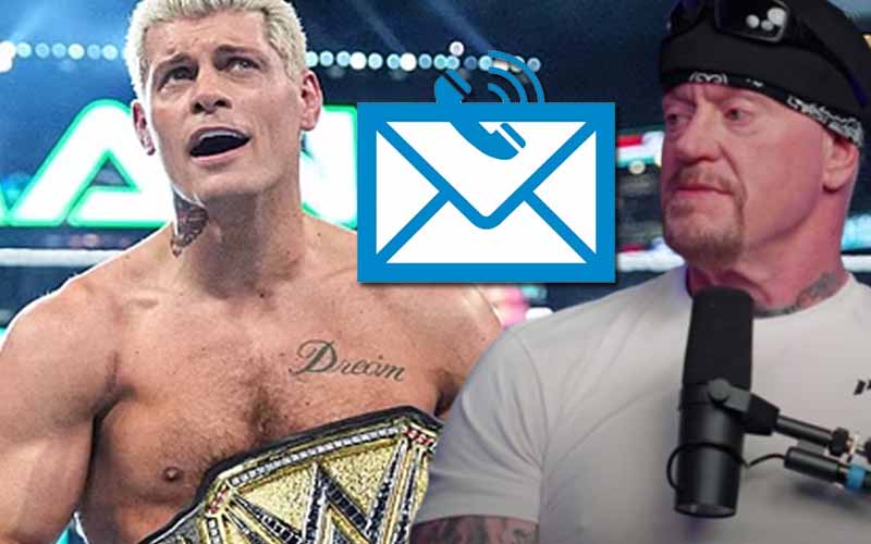 Cody Rhodes Leaves Celebratory Voice Mail for The Undertaker After