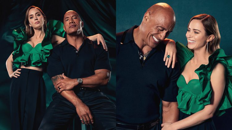 Dwayne Johnson And Emily Blunt