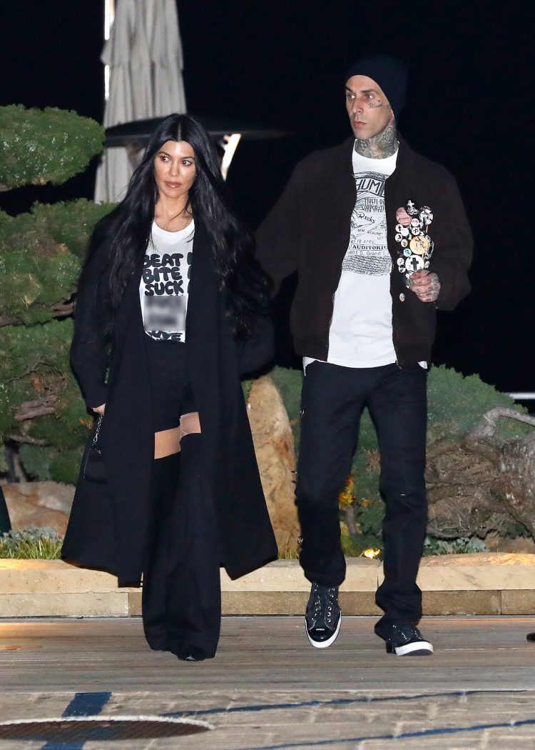 Putting Kourtney's Foot in His Mouth, Travis Barker Is Seeking a Christmas Gift.