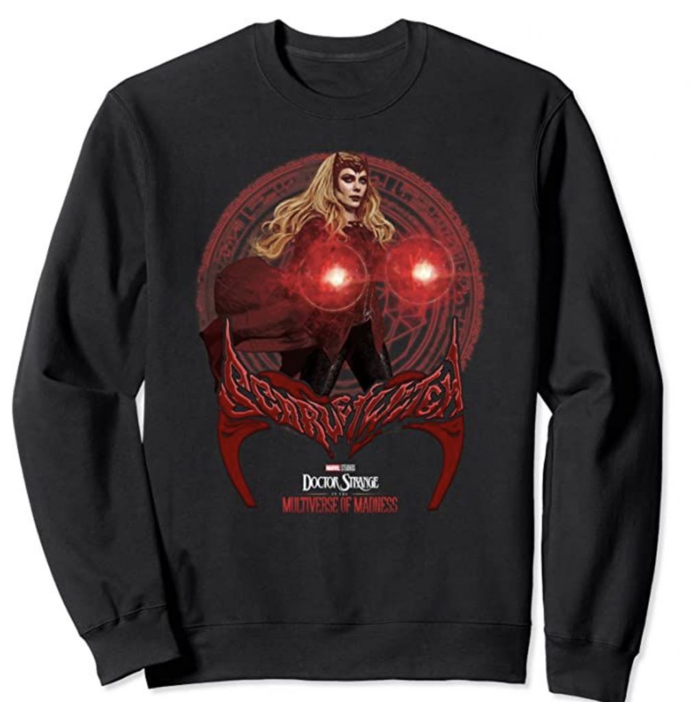 Check Out the New Merch of Doctor Strange 2 Revealing Shocking Details of Scarlet Witch costume 