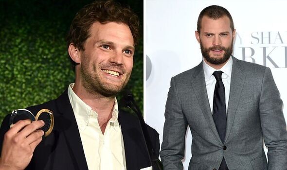Jamie Dornan whips out handcuffs during awards speech as he relives 50 Shades of Grey role 1586526