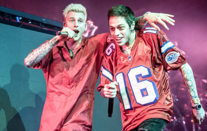 Machine Gun Kelly said he helped Pete Davidson in his fight against Kanye West