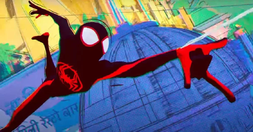 across the spiderverse miles