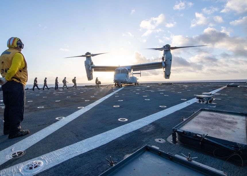 5 Marines were killed when an Osprey plane crashed in the California desert