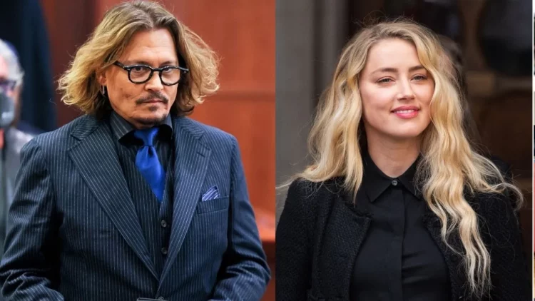 Johnny Depp Amber Heard eye witness stock