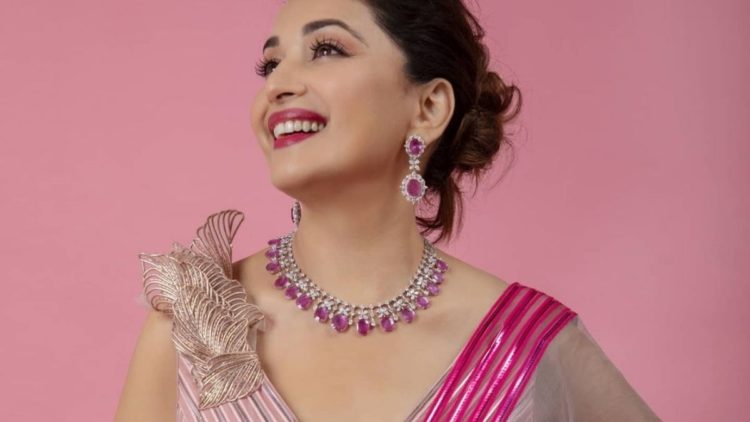 Madhuri Dixit Nene looks pretty in pink in new photo op