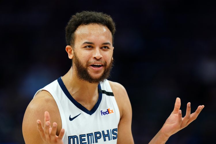SACRAMENTO, CALIFORNIA - FEBRUARY 20: Kyle Anderson #1 of the Memphis Grizzlies reacts to a foul call in the first half against the Sacramento Kings at Golden 1 Center on February 20, 2020 in Sacramento, California. NOTE TO USER: User expressly acknowledges and agrees that, by downloading and/or using this photograph, user is consenting to the terms and conditions of the Getty Images License Agreement. (Photo by Daniel Shirey/Getty Images)