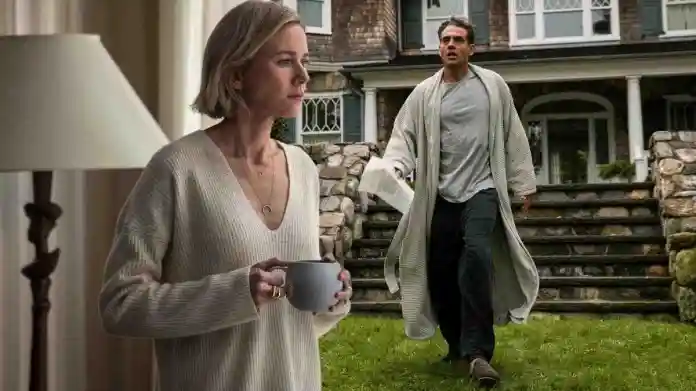Netflix The Watcher Ending Explained Naomi Watts as Maria and Bobby Cannavale as Derek Broaddus