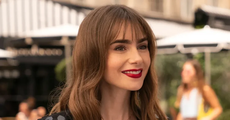Lily Collins Emily In Paris Bangs 1 1