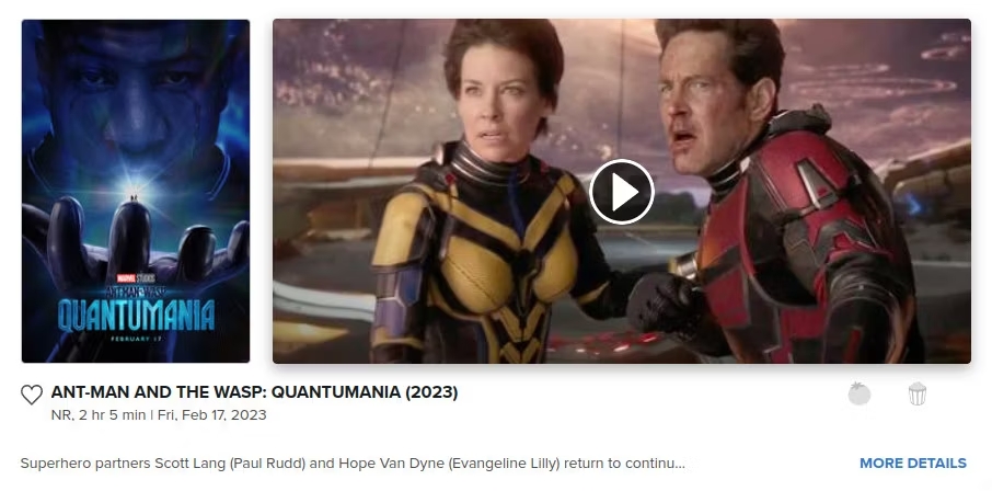ant man and the wasp quantumania runtime revealed by fandango