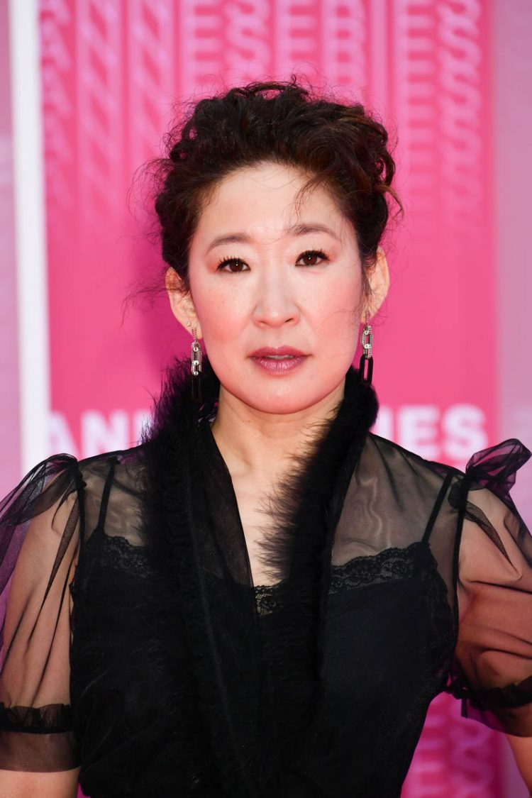 CANNES, FRANCE - APRIL 08:  Sandra Oh attends "Killing Eve" and "When Heroes Fly" screening during the 1st Cannes International Series Festival at Palais des Festivals on April 8, 2018 in Cannes, France.  (Photo by Dominique Charriau/WireImage)
