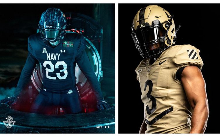 army navy football composite
