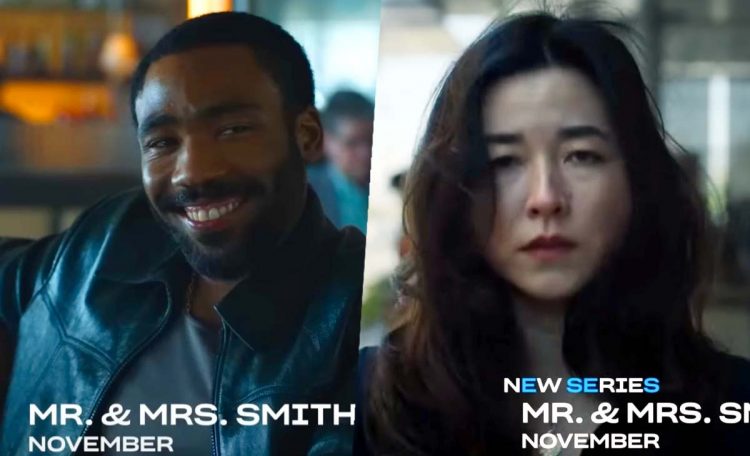 Donald Glover and Maya Erskine kick off an explosive marriage in first look at Mr. and Mrs. Smith