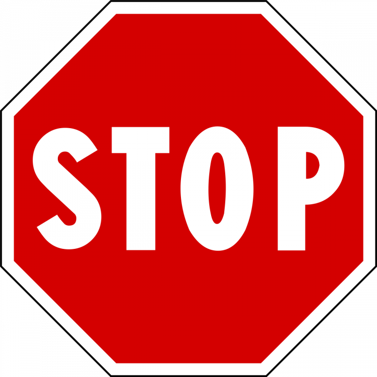 Italian traffic signs fermarsi e dare precedenza stop.svg