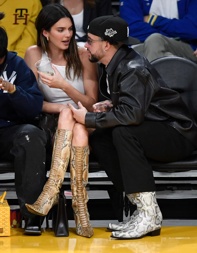 Kendall Jenner Bad Bunny at Lakers Game