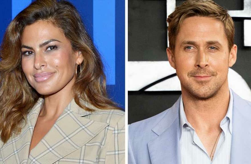 Why Eva Mendes Wont Be Doing Any Barbie Red Carpets With Husband Ryan Gosling 880x576 1