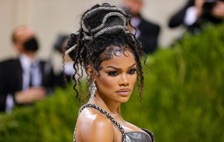 NEW YORK, NEW YORK - SEPTEMBER 13: Teyana Taylor attends The 2021 Met Gala Celebrating In America: A Lexicon Of Fashion at Metropolitan Museum of Art on September 13, 2021 in New York City. (Photo by Theo Wargo/Getty Images)