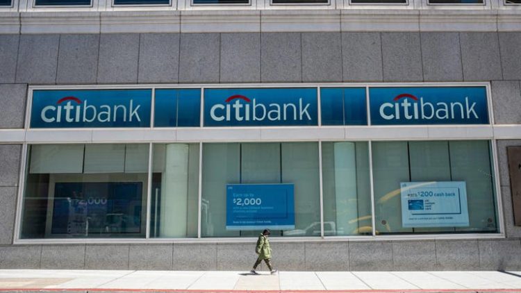 A pedestrian passes a Citibank branch in San Francisco, California, on April 10, 2023. Photographer: David Paul Morris/Bloomberg via Getty Images
© Photographer: David Paul Morris/Bloomberg via Getty ImagesA pedestrian passes a Citibank branch in San Francisco, California, on April 10, 2023. Photographer: David Paul Morris/Bloomberg via Getty Images
© Photographer: David Paul Morris/Bloomberg via Getty Images