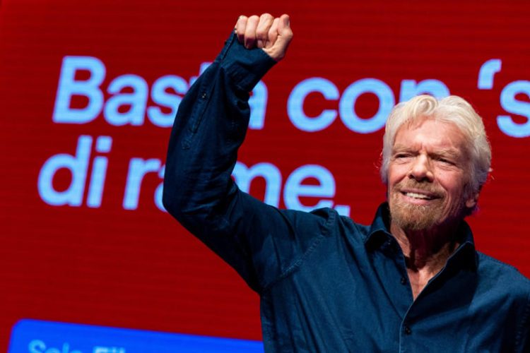 Branson partly owns Virgin Money, and makes addition money from licensing out his brand to the bank.
© Roberto Finizio/Getty Images