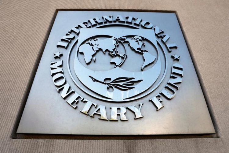 FILE PHOTO: International Monetary Fund logo is seen outside the headquarters building during the IMF/World Bank spring meeting in Washington, U.S., April 20, 2018. REUTERS/Yuri Gripas/File Photo
© Thomson Reuters