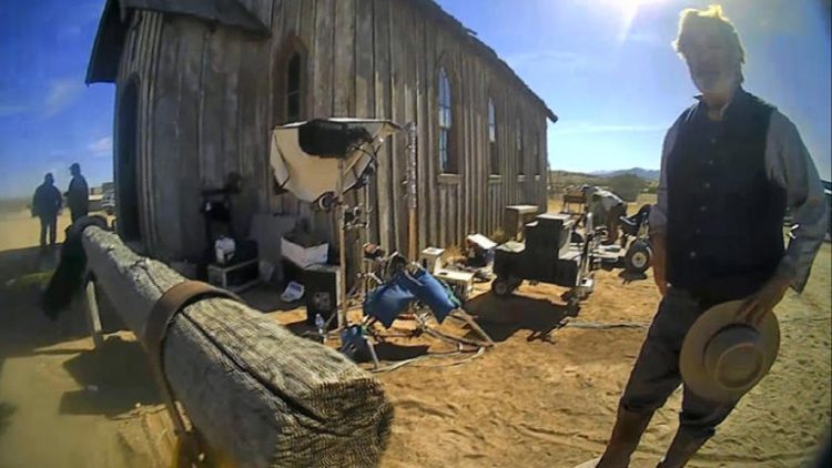 In this image taken from video released by the Santa Fe County Sheriff's Office, Alec Baldwin speaks with investigators following a fatal shooting on a movie set in Santa Fe, N.M. A jury convicted movie armorer Hannah Gutierrez-Reed of involuntary manslaughter Wednesday, March 6, 2024, in the fatal shooting of cinematographer Halyna Hutchins by actor Alec Baldwin during a rehearsal on the set of the Western movie “Rust.”