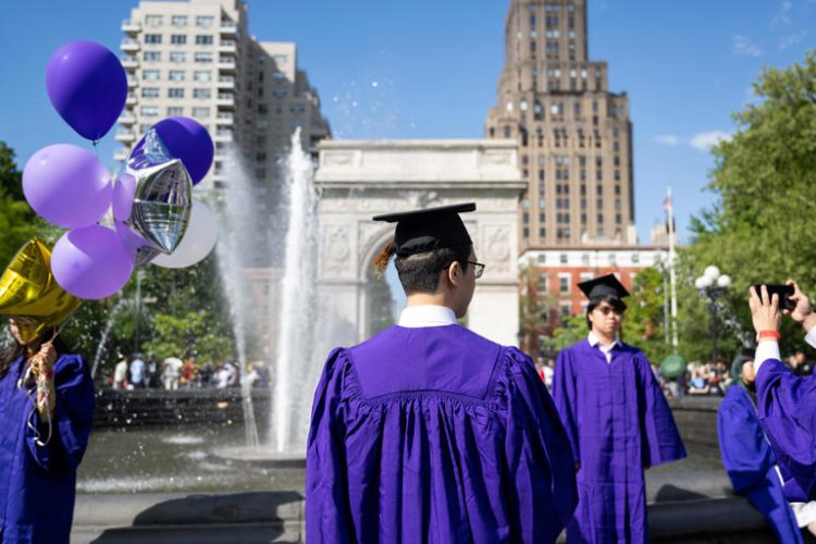 New York University is one of a number of schools whose tuition and fees are expected to total more than $90,000 for the upcoming school year. Alexi Rosenfeld/Getty Images
© Alexi Rosenfeld/Getty Images