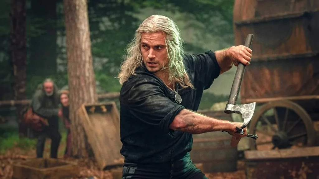 Henry Cavill as Geralt on the Witcher