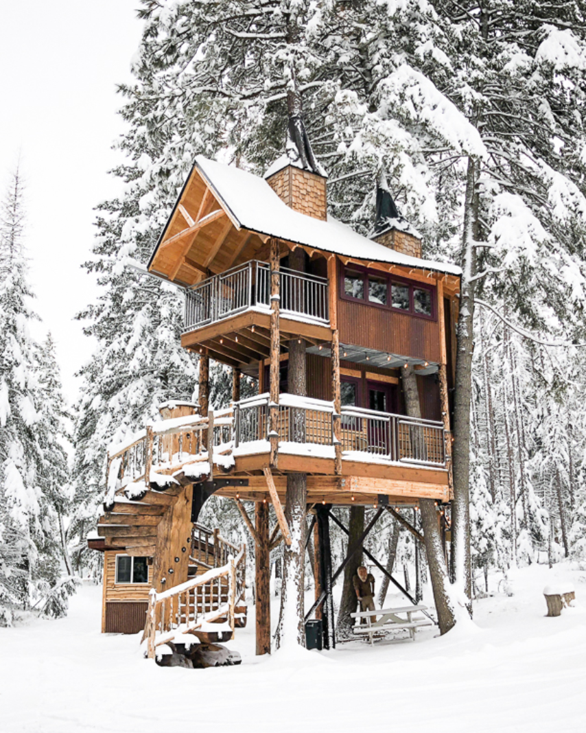 best winter cabins meadowlark treehouse 1638369285