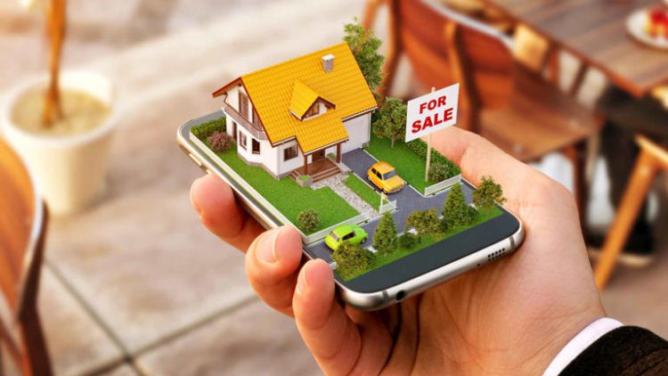 Smartphone application for online searching, buying, selling and booking real estate. Unusual 3D illustration of beautiful house on smart phone in hand
© Vadmary / Getty Images/iStockphoto