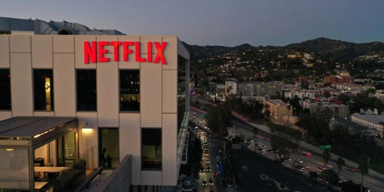 Netflix office with mountains in the background Robyn Beck/Getty Images
