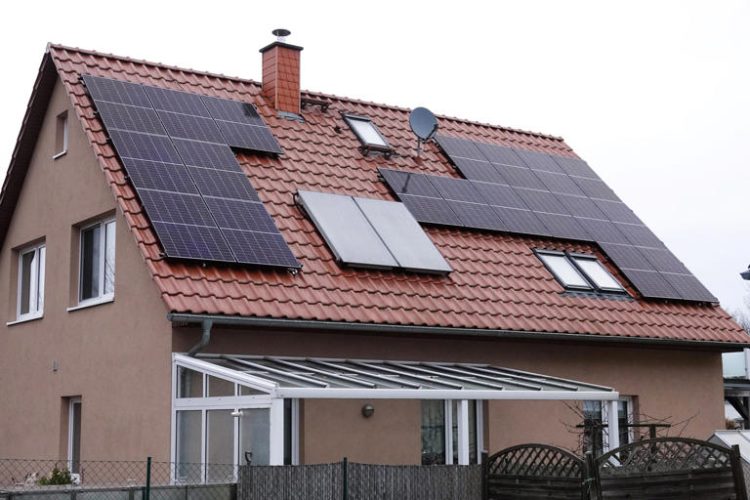 Solar panels installed on the roof of a residential house in Berlin, Germany. Ren Pengfei/Xinhua/Getty Images
© Ren Pengfei/Xinhua/Getty Images