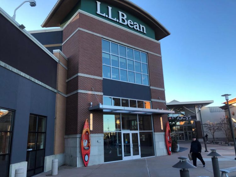 An L.L. Bean store is pictured in Freehold, New Jersey, on Dec. 13, 2022.