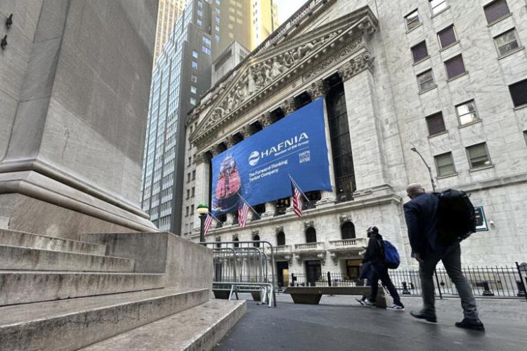 People walk past the New York Stock Exchange. The dominant question hanging over Wall Street is whether inflation will cool enough to convince the Federal Reserve to cut interest rates as expected. ((Peter Morgan / Associated Press))
© Provided by LA Times