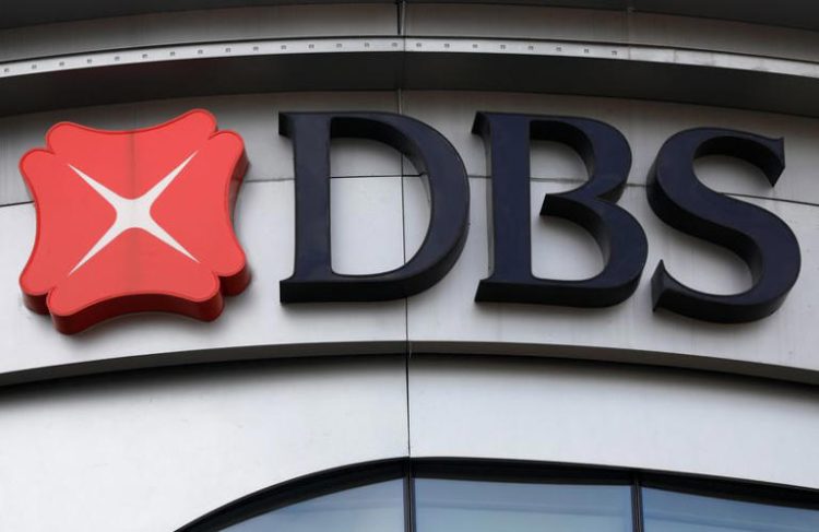 A DBS bank signage is pictured in Singapore September 5, 2017. REUTERS/Edgar Su/File Photo
