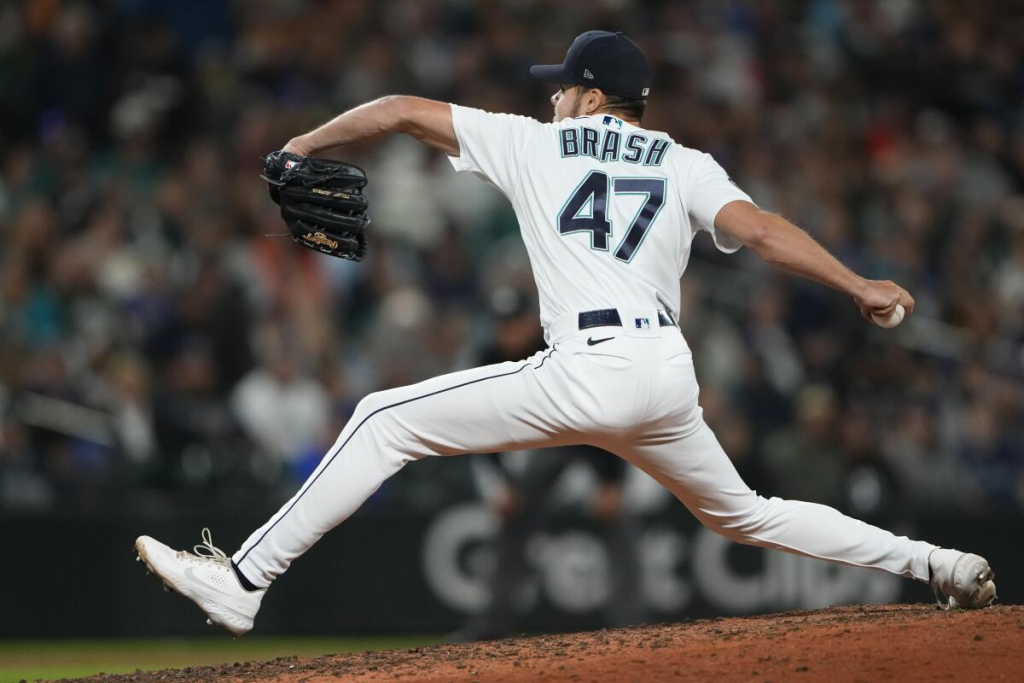 After Tommy John surgery, Matt Brash of the Mariners is out for the ...