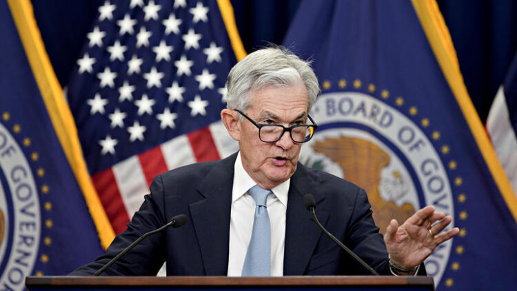 Federal Reserve Chairman Jerome Powell speaks during a news conference following a Federal Open Market Committee meeting in Washington, D.C., on March 22, 2023. Getty Images