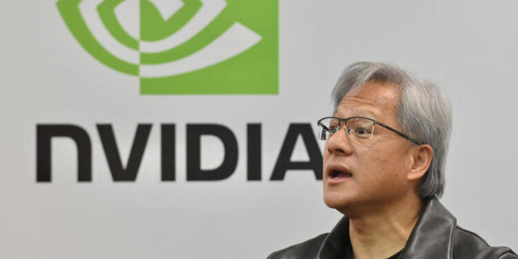 Nvidia's stellar second quarter earnings report still doesn't justify its current stock price, according to David Trainer. Sam Yeh/AFP/Getty Images