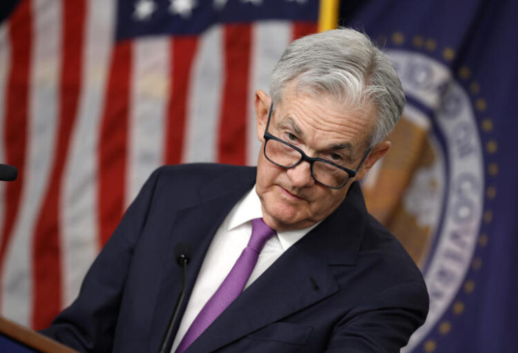 The Fed will publish fresh growth and inflation projections alongside its June rate decision later today in Washington. Chip Somodevilla/Getty Images