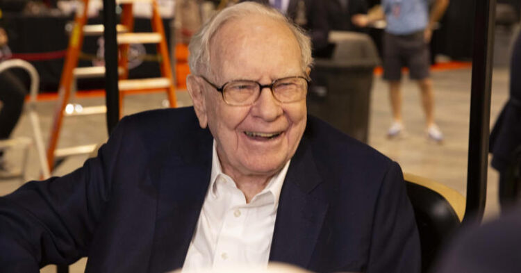 Warren Buffett walks the floor and meets with Berkshire Hathaway shareholders ahead of their annual meeting in Omaha, Nebraska on May 3rd, 2024.