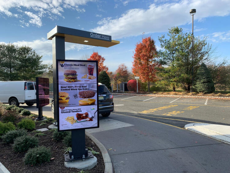Pictured is a McDonald's drive-thru in New Jersey.