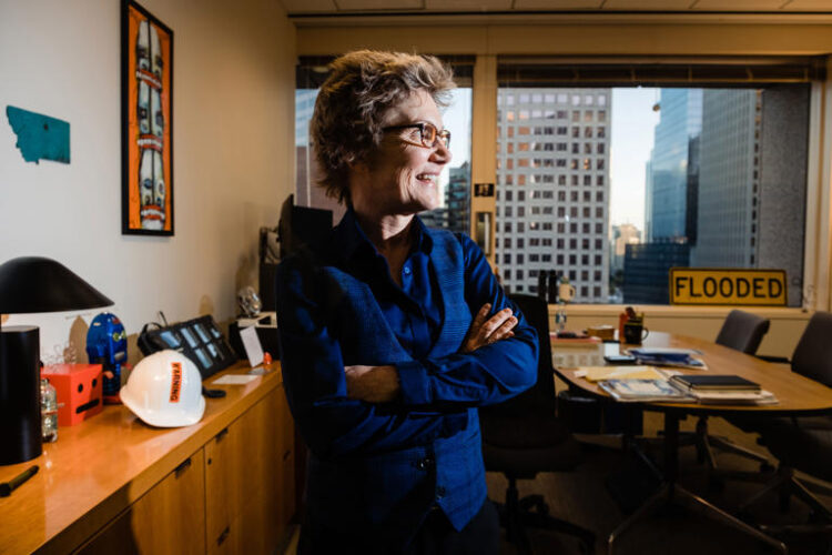 Mary Daly, president of the San Francisco Federal Reserve Bank, poses for a photograph. (Nick Otto for the Washington Post)