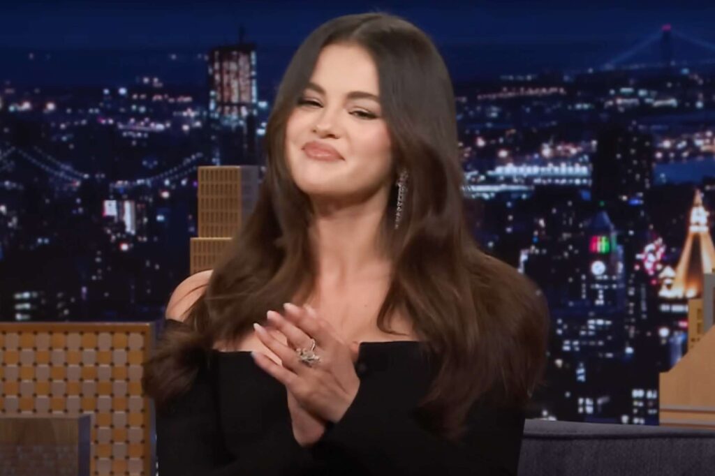 Selena Gomez fake clap jimmy fallon 091624 125537eae42b49ca88caf8bd7edb8418