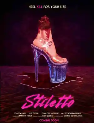 Stiletto slasher horror movie film 2024 poster