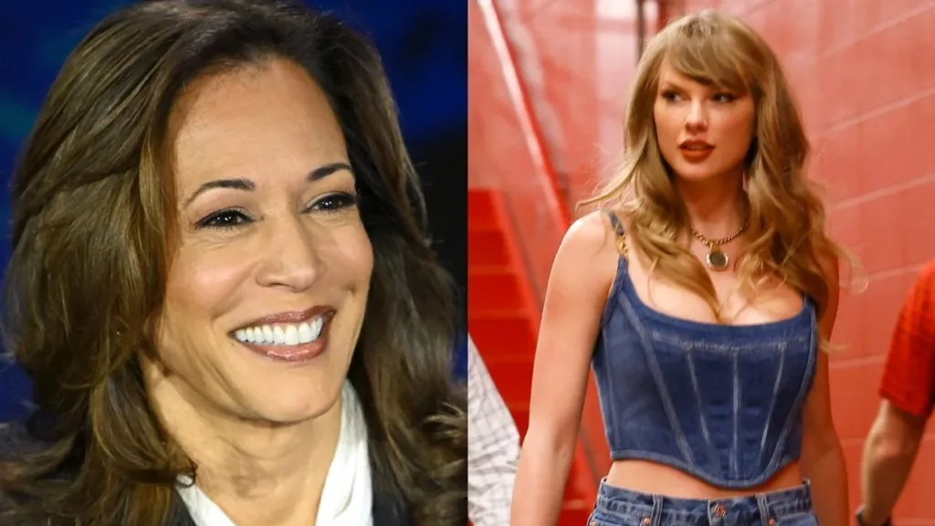 kamala harris taylor swift